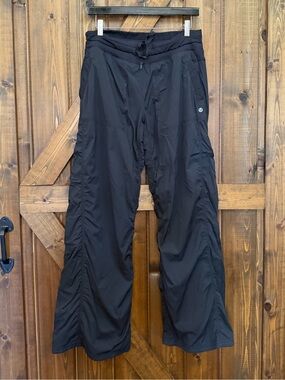 Lululemon Women’s Dance Studio Mid-Rise Full Length Pants Black Size 10 EUC